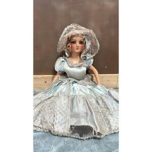 Antique Deco Flapper Bride Doll